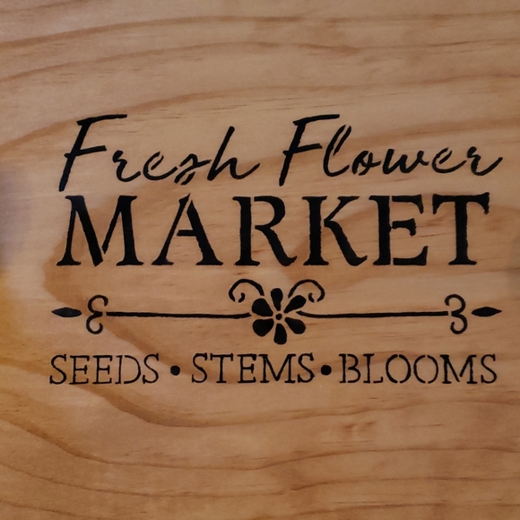 Handcrafted farmhouse style table tray - Picture 5 of 8